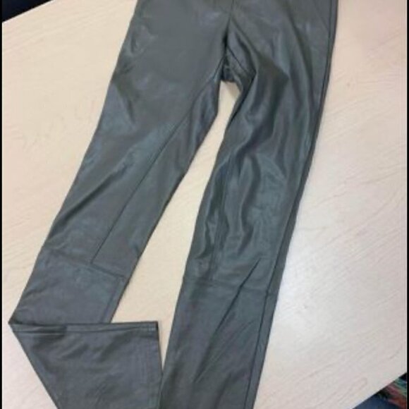 - Wilfred xs olive green faux leather pant - Picture 6 of 9